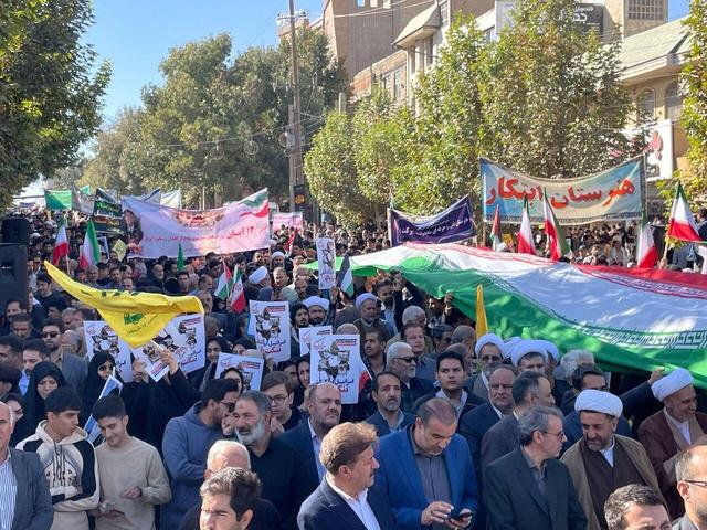 ندای استکبارستیزی از سینه‌ستبر ایران برخاست/بیعت دوباره کرمانشاهیان با امام و انقلاب