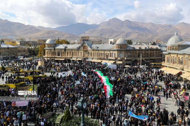 جوشش دوباره مردم همدان؛ حماسه‌ای به رنگ ۱۳ آبان