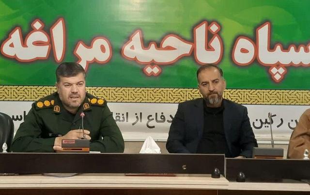 فرمانده سپاه مراغه: رسانه‌ها در جنگ شناختی باید میدان‌داری کنند