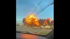 تصاویر دیگری از سقوط هواپیمای باری در کنتاکی آمریکا؛ تاکنون ۷ نفر کشته شده‌اند (فیلم)