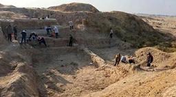 کشف زره دفن شده یک جنگجو در ویرانه‌ های معبد باستانی