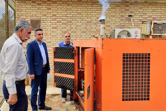 تست عملکرد دیزل ژنراتور در مخابرات شهرستان شاهرود همزمان با پدافند غیرعامل