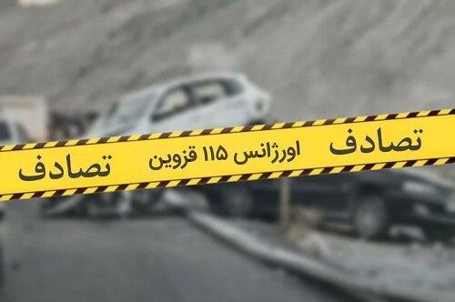 ۳کشته در سانحه رانندگی مرگبار در محور بویین زهرا- اشتهارد