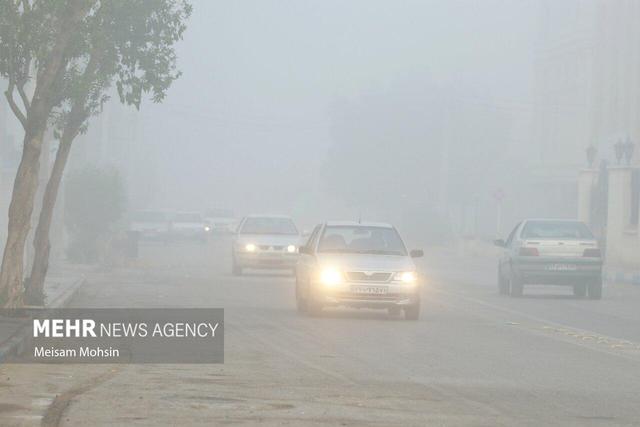 هشدار نارنجی هواشناسی خوزستان در خصوص کاهش دید و مه صبحگاهی