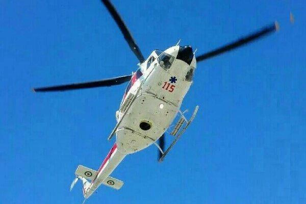 نجات جان کارگر ۴۲ ساله در جاسک با بالگرد اورژانس هرمزگان