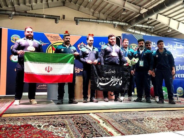 پایان مسابقات وزنه‌برداری سیزم در بابلسر