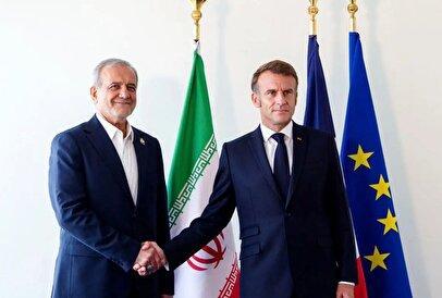 چراغ سبز پزشکیان به ماکرون برای شروع مذاکرات