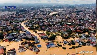 افزایش قربانیان طوفان و سیل در فیلیپین + فیلم