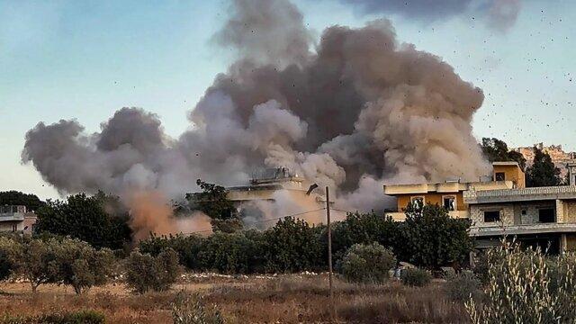 ببینید | نخستین تصاویر از حملات سنگین اسرائیل به لبنان