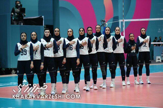 دومین شکست والیبال زنان ایران در بازی‌های کشورهای اسلامی مقابل ترکیه