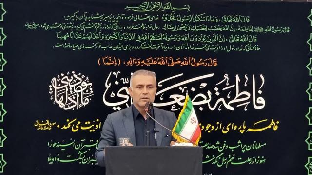 فرماندار گناوه: زندگی حضرت زهرا الگویی جاودانه برای زنان و مردان است