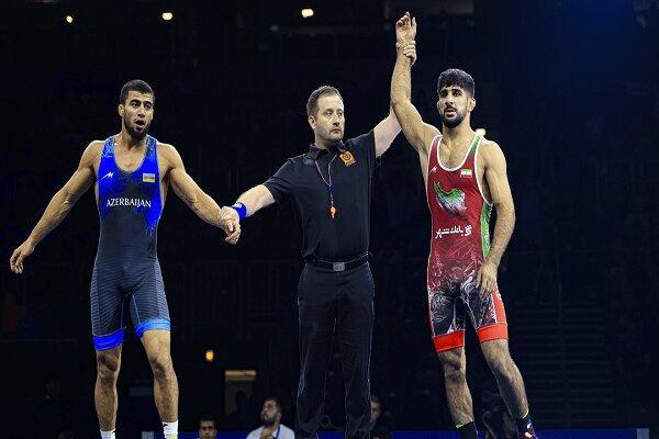 رقیب جدی سعید اسماعیلی در لیگ کشتی فرنگی کشتی می‌گیرد