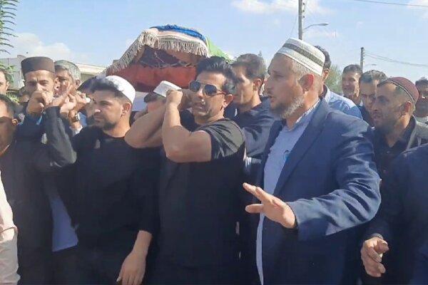 آغاز مراسم تشییع صابر کاظمی