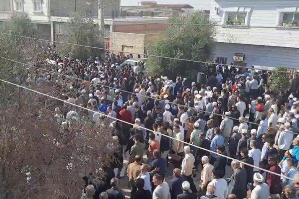 مردم گلستان صابر کاظمی را تا خانه ابدی بدرقه کردند