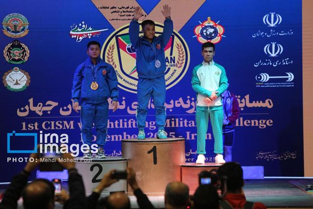 کره شمالی در بابلسر قهرمان وزنه برداری ارتش‌های جهان شد