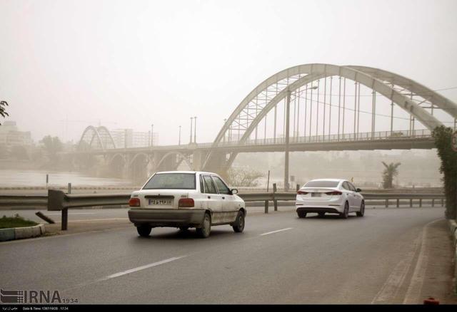 آلودگی هوا در ۱۲ شهر خوزستان؛ اهواز در وضعیت خطرناک 