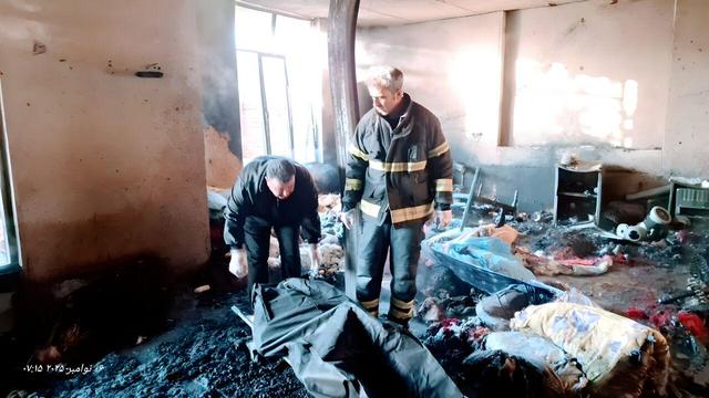 فوت دلخراش یک خانم مسن در پی آتش‌سوزی در گوگد گلپایگان