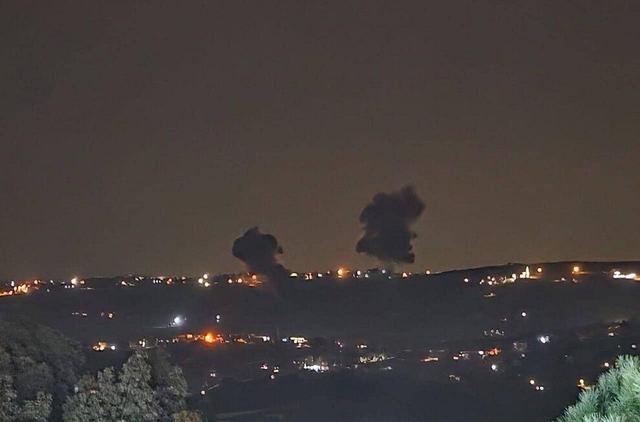 حملات رژیم صهیونیستی به مواضع حزب الله در جنوب لبنان