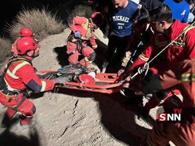 سقوط یک جوان ۱۸ ساله به دره در جاده وردیج