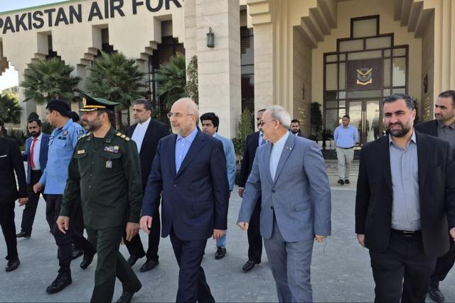 قالیباف وارد کراچی قطب اقتصادی پاکستان شد