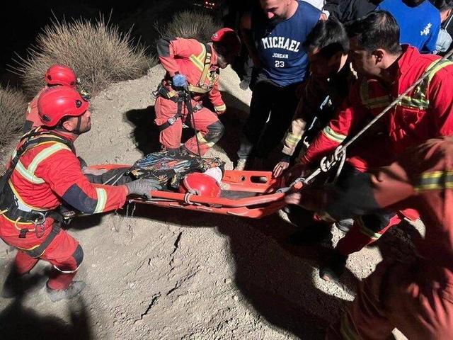 نجات معجزه‌آسای جوان ۱۸ ساله بعد از سقوط ۱۸۰ متری/ عکس