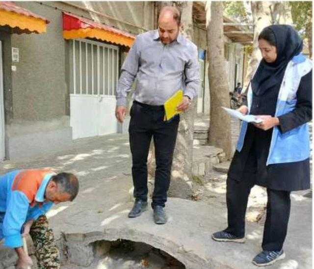 مسدود سازی چشمه های خروجی فاضلاب در دررود