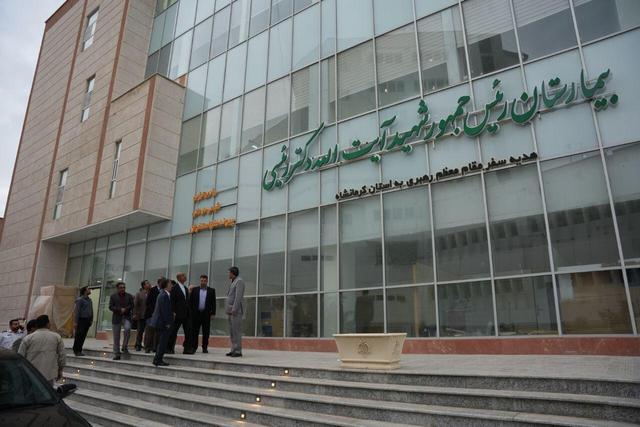 بیمارستان شهید رئیسی کرمانشاه به مرحله نصب تجهیزات رسیده است