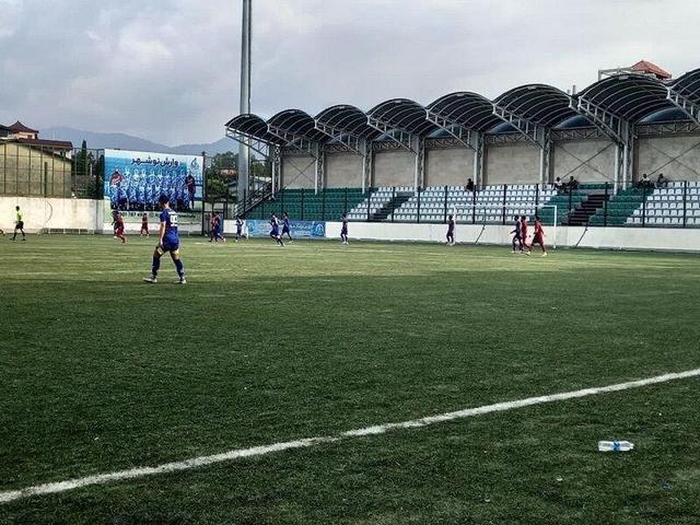 فیلم| طرح استانداردسازی ورزشگاه نوشهر کلید خورد