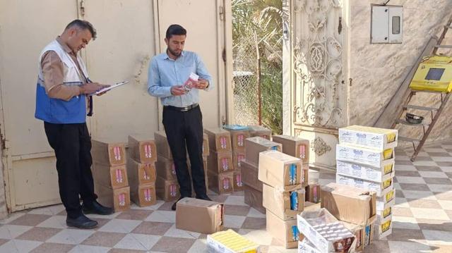 کشف افزون بر یک هزار کیلوگرم مواد غذایی تاریخ مصرف گذشته در آبادان