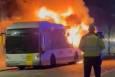 ببینید | اتوبوس حامل هواداران بارسلونا در بلژیک آتش گرفت