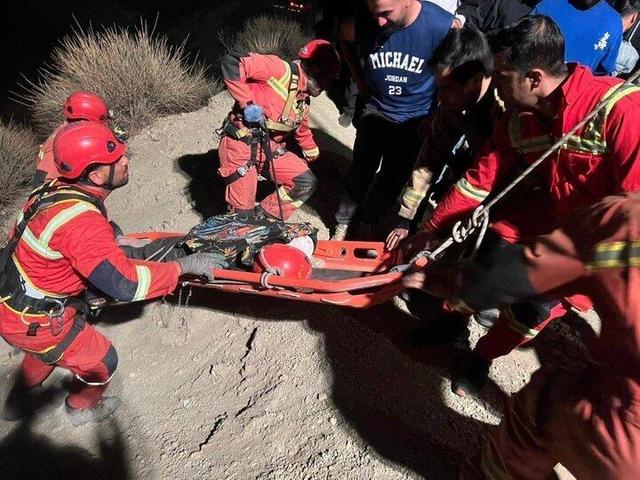 نجات معجزه‌آسای جوان ۱۸ ساله بعد از سقوط ۱۸۰ متری(+عکس)