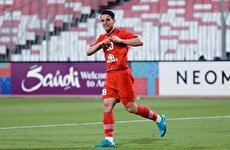 گل اول تراکتور به خیبر توسط حسین زاده (فیلم)