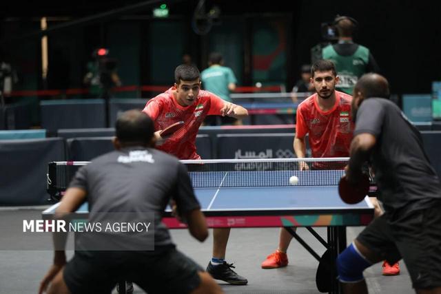 پیروزی قاطع ملی‌پوشان تنیس روی میز ایران برابر قطر