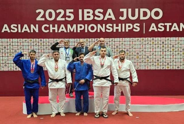 نایب قهرمانی جودوکاران نابینا و کم‌بینای ایران در آسیا