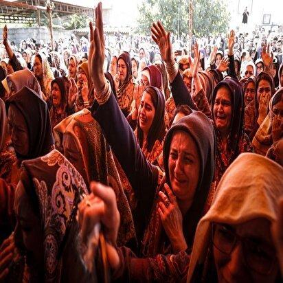 تصاویر: هودی خوانی زنان ترکمن به یاد صابر