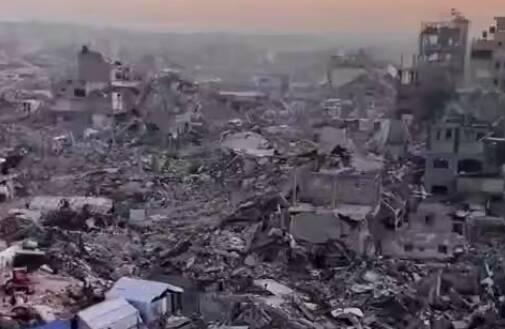 فیلم/ وضعیت فاجعه بار اردوگاه جبالیا