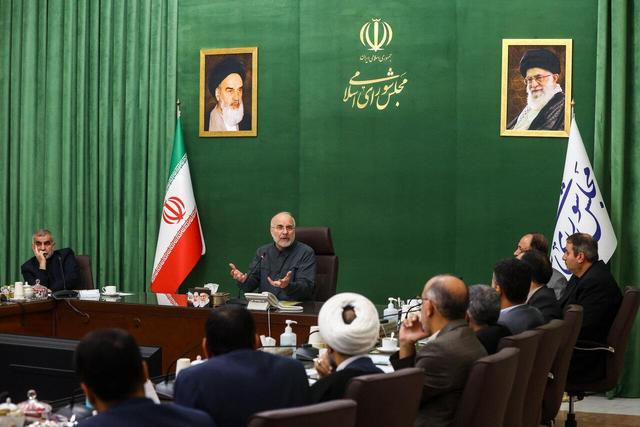 جلسه شورای هماهنگی مجلس شورای اسلامی با حضور دکتر قالیباف