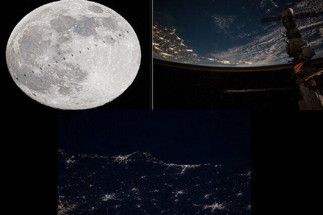 ثبت لحظه دیدار زمین و فضا / وقتی عکاس و فضانورد از هم عکس گرفتند