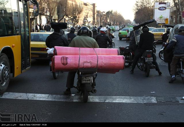 ۹۳۰۰ وسیله نقلیه به‌دلیل حمل بار نامتعارف در پایتخت اعمال قانون شد