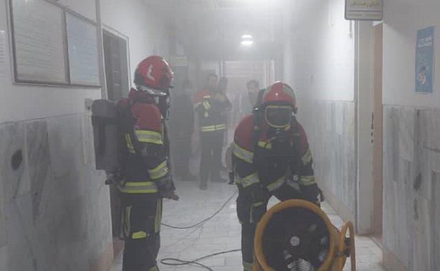 آتش‌سوزی بیمارستان کودکان بندرعباس مهار شد