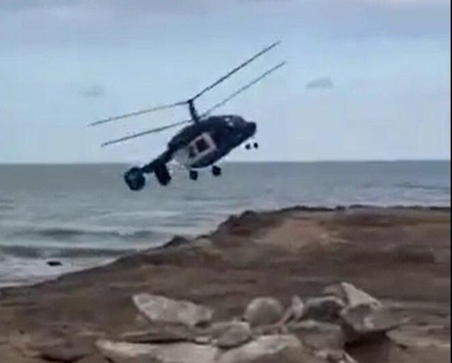 سقوط بالگرد روسی Ka-۲۲۶ در امتداد دریای خزر ۵ کشته بر جا گذاشت! +ویدیو