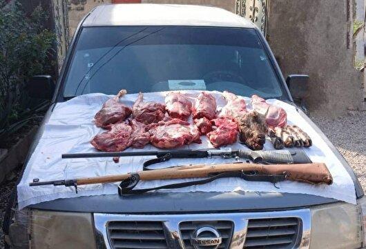 دستگیری دو شکارچی سابقه‌دار در ارتفاعات خامین گچساران