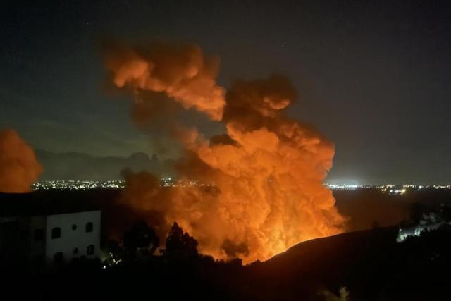 دو انفجار مهیب در جنوب لبنان؛ ساختمان‌های حولا زیر آوار رفتند