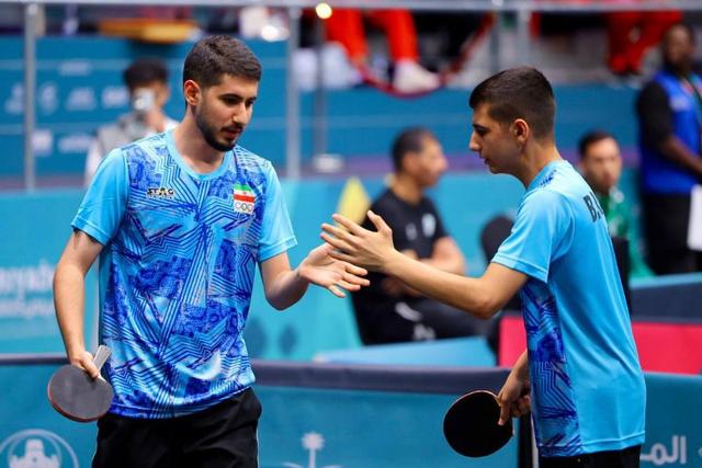 تیم تنیس روی میز ایران نقره گرفت