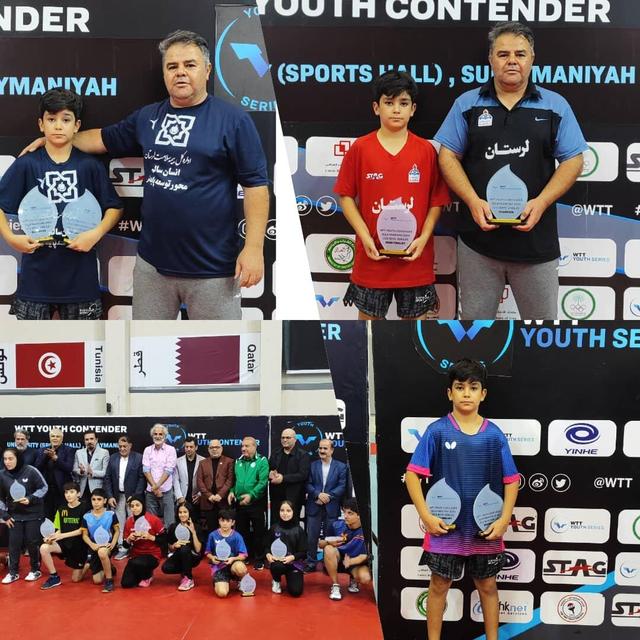  درخشش نابغه لرستانی در رقابت‌های جهانی تنیس روی میز کانتندر