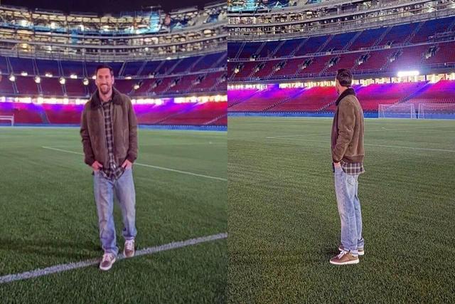 ببینید | بازگشت لیونل مسی در سکوت به نیوکمپ!