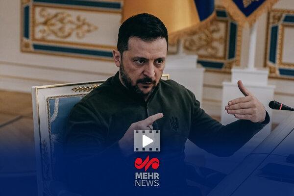 قطعی برق به هنگام مصاحبه زلنسکی با گاردین