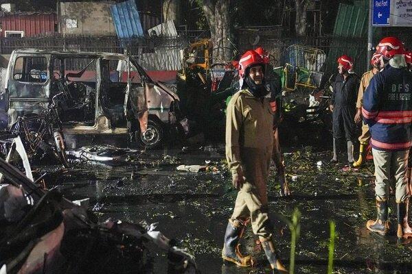 انفجار یک خودرو در پایتخت هند؛ ۸ نفر کشته و چندین تن زخمی شدند؛ فیلم