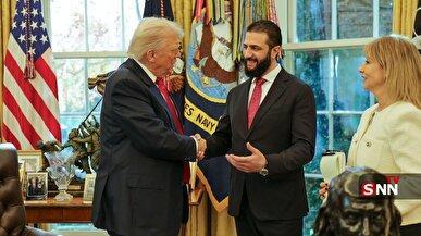 ترامپ: جولانی را دوست دارم و با او کنار می‌آیم! +فیلم