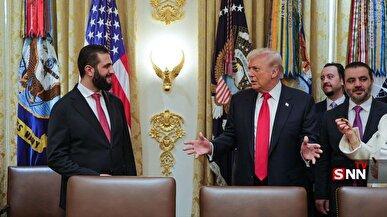 عکس استقبال گرم ترامپ از جولانی